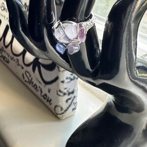 Wire Wrapped Gemstone Ring Handmade with Love ☮️❤️🔆